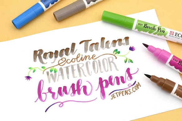 Кисть-ручка Ecoline Brushpen (361), Розовый светлый, Royal Talens