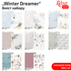 Набір дизайнерського паперу Winter Dreamer А4, 200г/м², двосторонній, матовий, 8 аркушів, ROSA TALENT 4823098522287 зображення 2 з 2