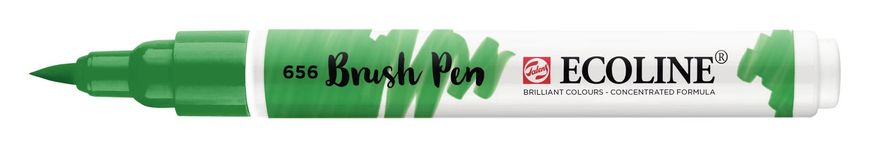 Пензель-ручка Ecoline Brushpen (656), Зелена лісова, Royal Talens