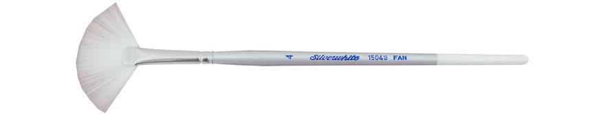 Пензель Silver Brush Silverwhite 1504S синтетика віяло №4