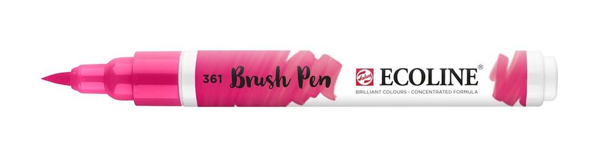 Пензель-ручка Ecoline Brushpen (361), Рожевий світлий, Royal Talens