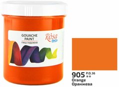 Краска гуашевая, Оранжевая, 100 мл, ROSA Studio