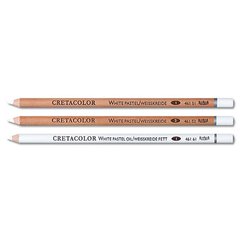 Набор карандашей для рисунка, Белый мягкий, 3 штуки, Cretacolor