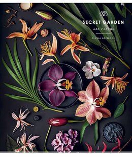 Тетрадь общая Secret garden, А5, 48 листов в клетку, ВД-лак, Школярик