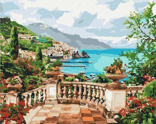 Картина за номерами Вид на море, 40x50 см, Brushme
