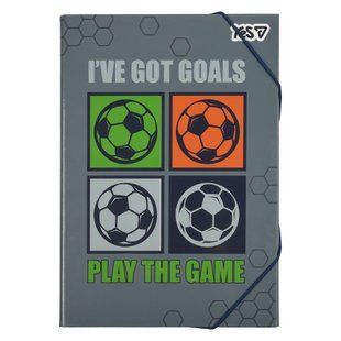 Папка для труда Yes Football, А4, картонная
