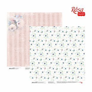Папір для скрапбукінгу Emotion & Romance 2, двосторонній, 30,48x30,48 см, 200 г/м2, ROSA TALENT