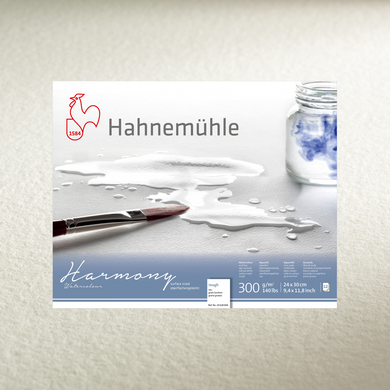 Бумага акварельная Harmony Watercolour, 39,4x54,6 см, 300 г/м², Rough, лист, Hahnemuhle