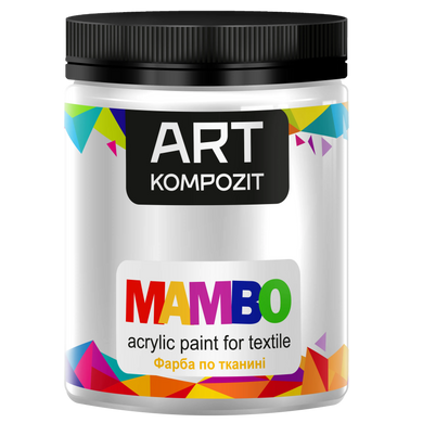Фарба по тканині ART Kompozit "Mambo" біла 450 мл