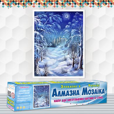 Алмазна мозаїка Зимова Ніч 40х50 см