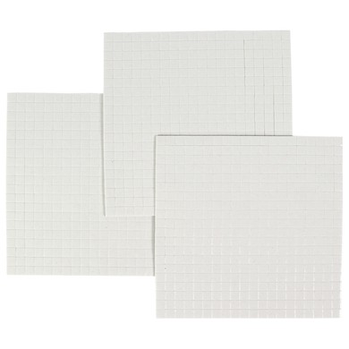 Клеевые квадратики 3D, 0,5х0,5х0,1 см, 3x400 штук, двусторонние, D.K.Art&Craft