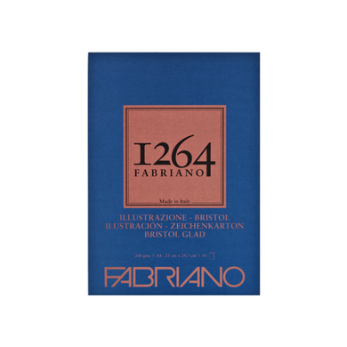 Альбом-склейка для рисунка Bristol 1264 А4, 200 г/м2, 50 листов, Fabriano