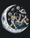Картина за номерами Місячні герої, 40х50 см, Brushme BS52463 зображення 1 з 2