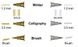 Набір маркерів ZIG Memory System, двосторонні, 3 штуки, золотий та срібний, Kuretake MS/3VGS зображення 2 з 4