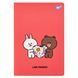 Тетрадь для записей Line Friends, А4, 40 листов, с высечкой, клетка, YES 5056574422811 фото 1 с 5