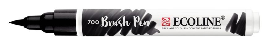 Пензель-ручка Ecoline Brushpen (700), Чорна, Royal Talens