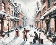 Картина по номерам Рождественская мелодия, 40х50 см, Brushme