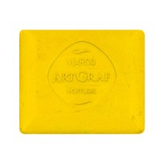 Прессованный водорастворимый пигмент Viarco ArtGraf Tailor Shape Yellow желтый 4,45x5,08 см