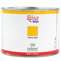 Фарба олійна, Жовта світла, 490 мл, ROSA Studio