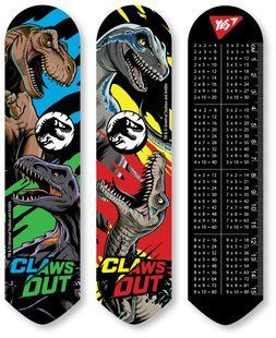 Закладинка 2D Jurassic World, 4,5х19 см, Yes
