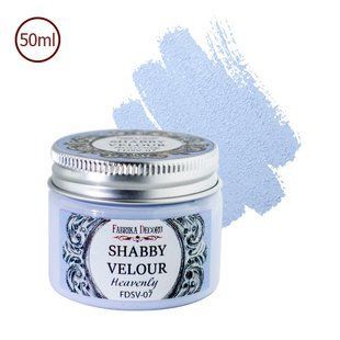 Фарба акрилова Shabby Velour, Небесний, 50 мл, Fabrika Decoru