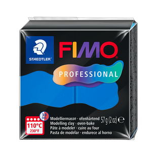 Полимерная глина Fimo Professional, синяя, 57 г, Fimo