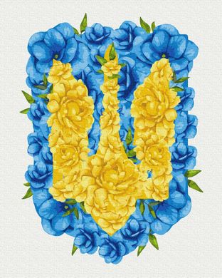 Картина по номерам Цветущий герб ©Светлана Драб, 40x50 см, Brushme