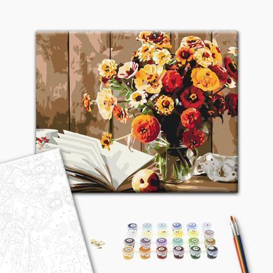 Картина по номерам Книжный натюрморт, 30х40 см, Brushme