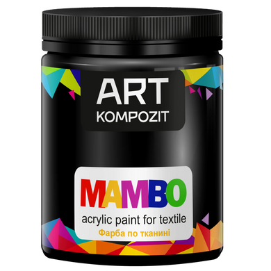 Фарба по тканині ART Kompozit "Mambo" чорна 450 мл