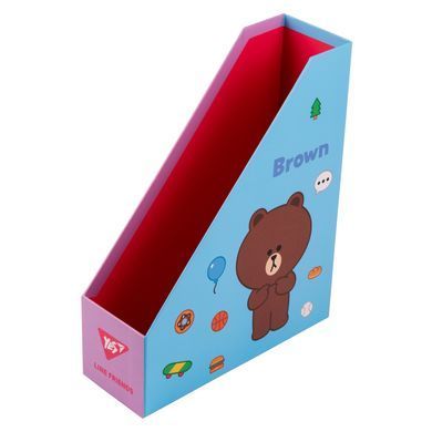 Лоток для документів вертикальний Line Friends, картон, Yes
