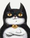 Картина за номерами Котик Бетмен, Маріанна Пащук, 40x50 см, Brushme BS53116 зображення 1 з 2
