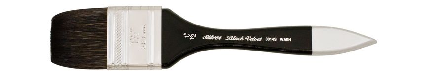 Кисть Silver Brush Black Velvet 3014S белка+синтетика флейц №1-1/2
