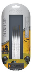Набор кистей Silver Brush Ultra Mini UMS-2445S лайнеры 4 штуки