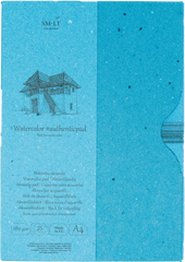 Альбом-склейка для акварелі в папці Authentic, А4, 280 г/м2, 35 аркушів, Smiltainis