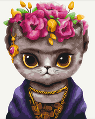 Картина за номерами Кішка Фріда, Маріанна Пащук, 40x50 см, Brushme