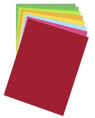Бумага для дизайна Fotokarton B2, 50x70 см, 300 г/м2, №18 красная, Folia