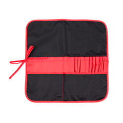 Пенал для пензлів, тканина, 37х37 см, чорний+червоний, ROSA Studio