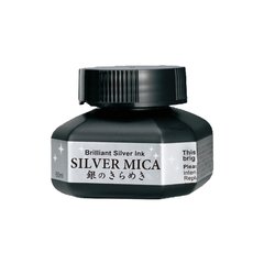 Туш Silver Mica Ink, 60 мл, Kuretake