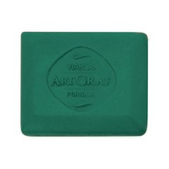 Прессованный водорастворимый пигмент Viarco ArtGraf Tailor Shape Green зеленый 4,45x5,08 см