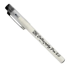 Ручка для каллиграфии ZIG Calligraphy Square Tip, 2.0 мм, с клиновидным наконечником, черная, Kuretake