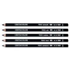 Набір олівців для рисунку, Неро дуже м’який 1, 3 штуки, Cretacolor