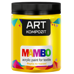 Фарба по тканині ART Kompozit "Mambo" жовта основна 450 мл
