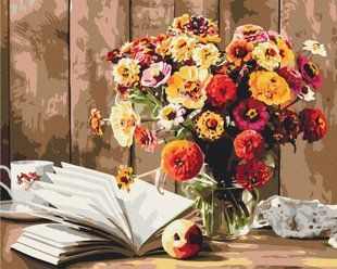 Картина по номерам Книжный натюрморт, 40х50 см, Brushme