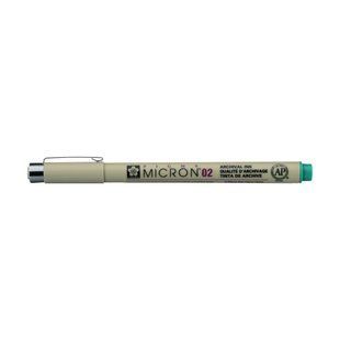 Лайнер PIGMA Micron (0.2), 0,3 мм, Зеленый, Sakura