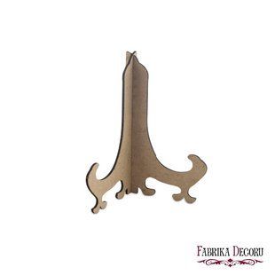 Підставка для плоского декору Завитки M №077, 9х9х15 см, МДФ, Fabrika Decoru