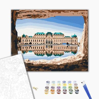 Картина за номерами Прекрасний вид на Бельведер, 40x50 см, Brushme