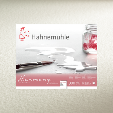 Бумага акварельная Harmony Watercolour, 39,4x54,6 см, 300 г/м², CP, лист, Hahnemuhle