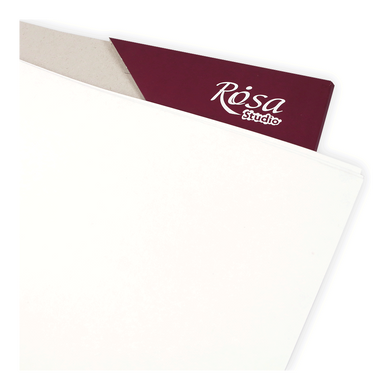 Папка для акварели А4, 21х29,7 см, 200 г/м2, 10 листов, мелкое зерно, Rosa Studio