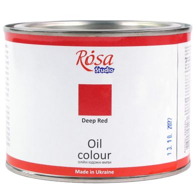 Краска масляная, Красная темная, 490 мл, ROSA Studio