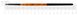 Пензель Flame 1368A, №0, cинтетика, кутовий, коротка ручка, Rosa 4823098534648 зображення 1 з 6